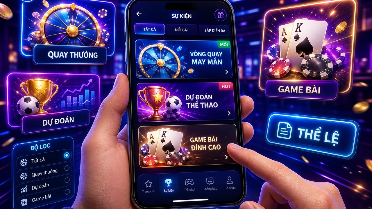 Lịch sự kiện nổi bật và cách kiểm tra game trên mb66 mobile hôm nay